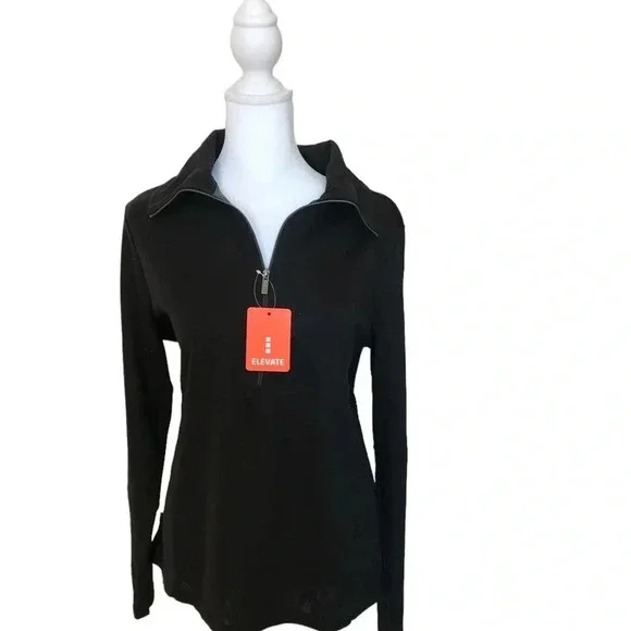 Elevate Women's Stratton Knit Half Zip NWT - Picture 6 of 9